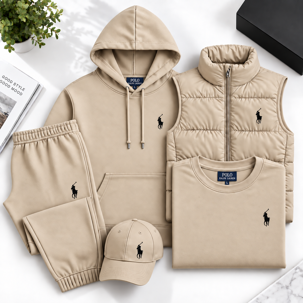 RL™ 5-Piece Set – Sweat, Pants, Jacket & Tee
