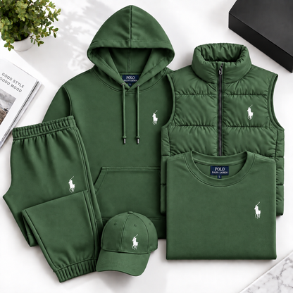 RL™ 5-Piece Set – Sweat, Pants, Jacket & Tee