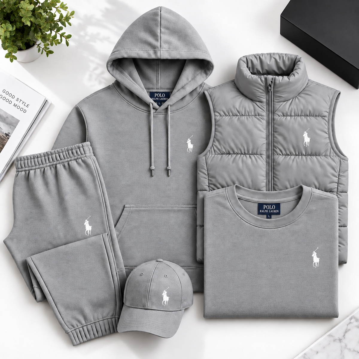 RL™ 5-Piece Set – Sweat, Pants, Jacket & Tee